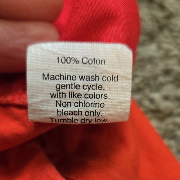 J. Crew Womens Classic Red Chinos Shorts Size 10 - Picture 6 of 6